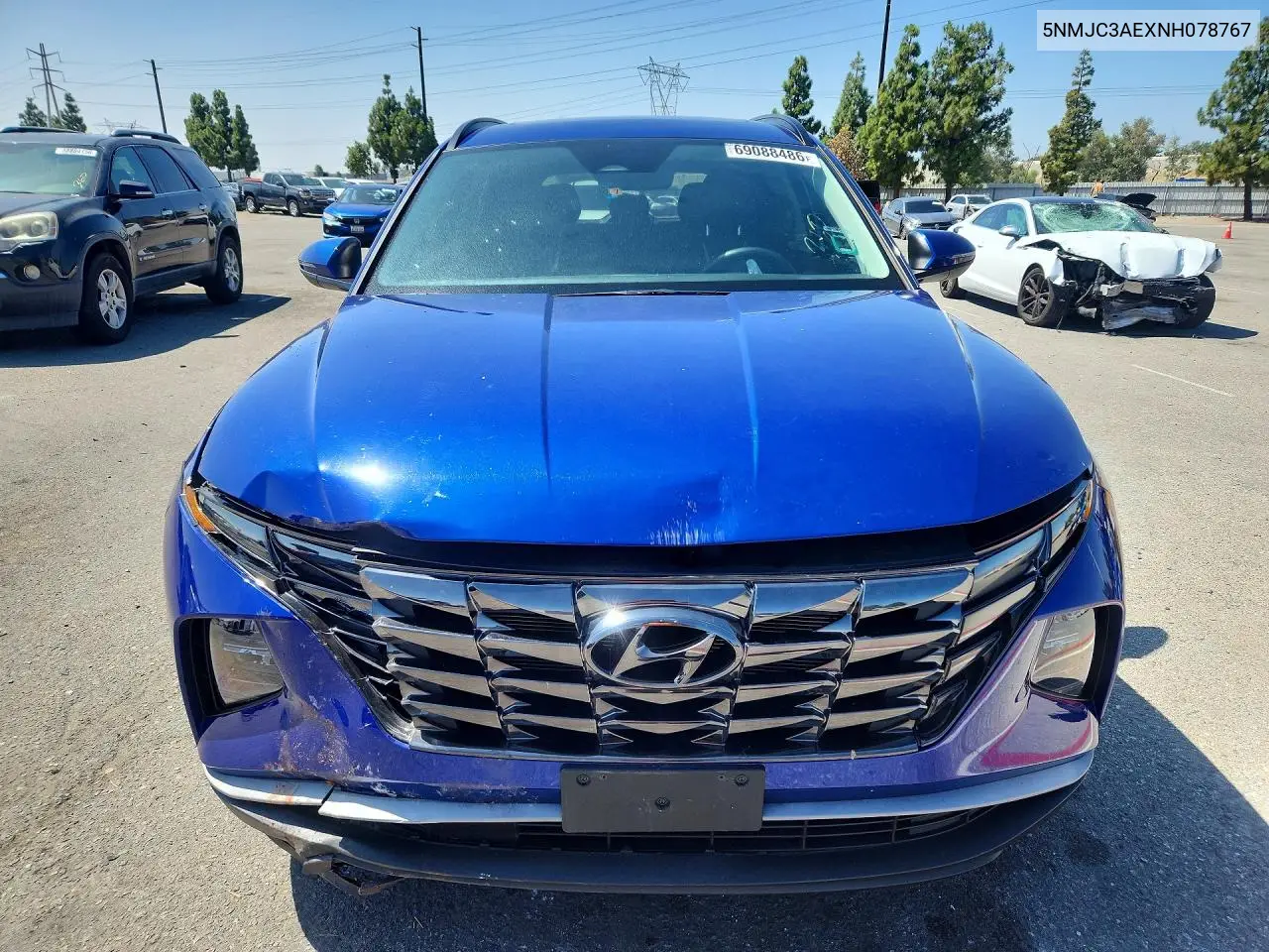 2022 HYUNDAI TUCSON VIN 5NMJC3AEXNH078767 — фото 5