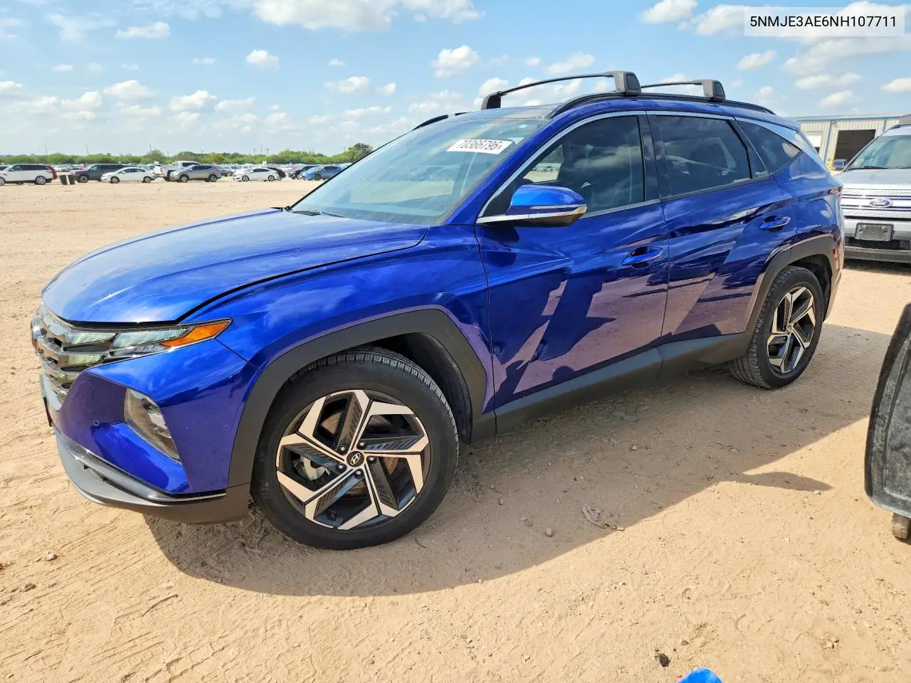 HYUNDAI TUCSON 2022, VIN 5NMJE3AE6NH107711