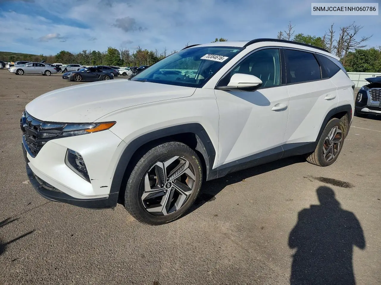 HYUNDAI TUCSON 2022, VIN 5NMJCCAE1NH060786