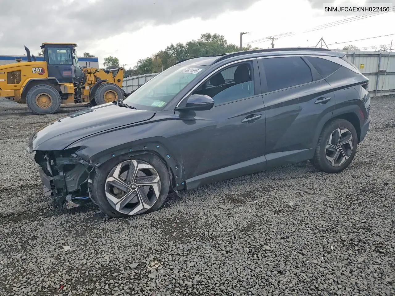 HYUNDAI TUCSON 2022, VIN 5NMJFCAEXNH022450