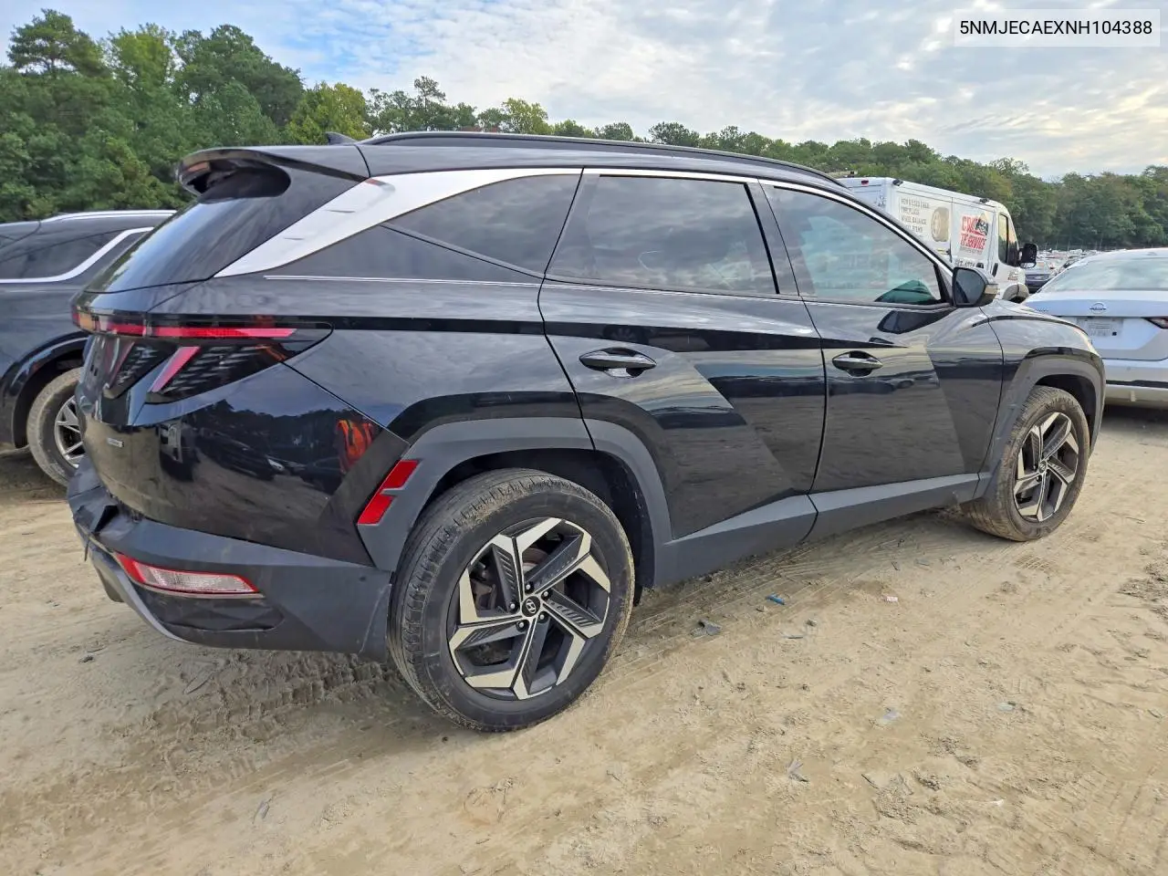 2022 HYUNDAI TUCSON VIN 5NMJECAEXNH104388 — фото 3