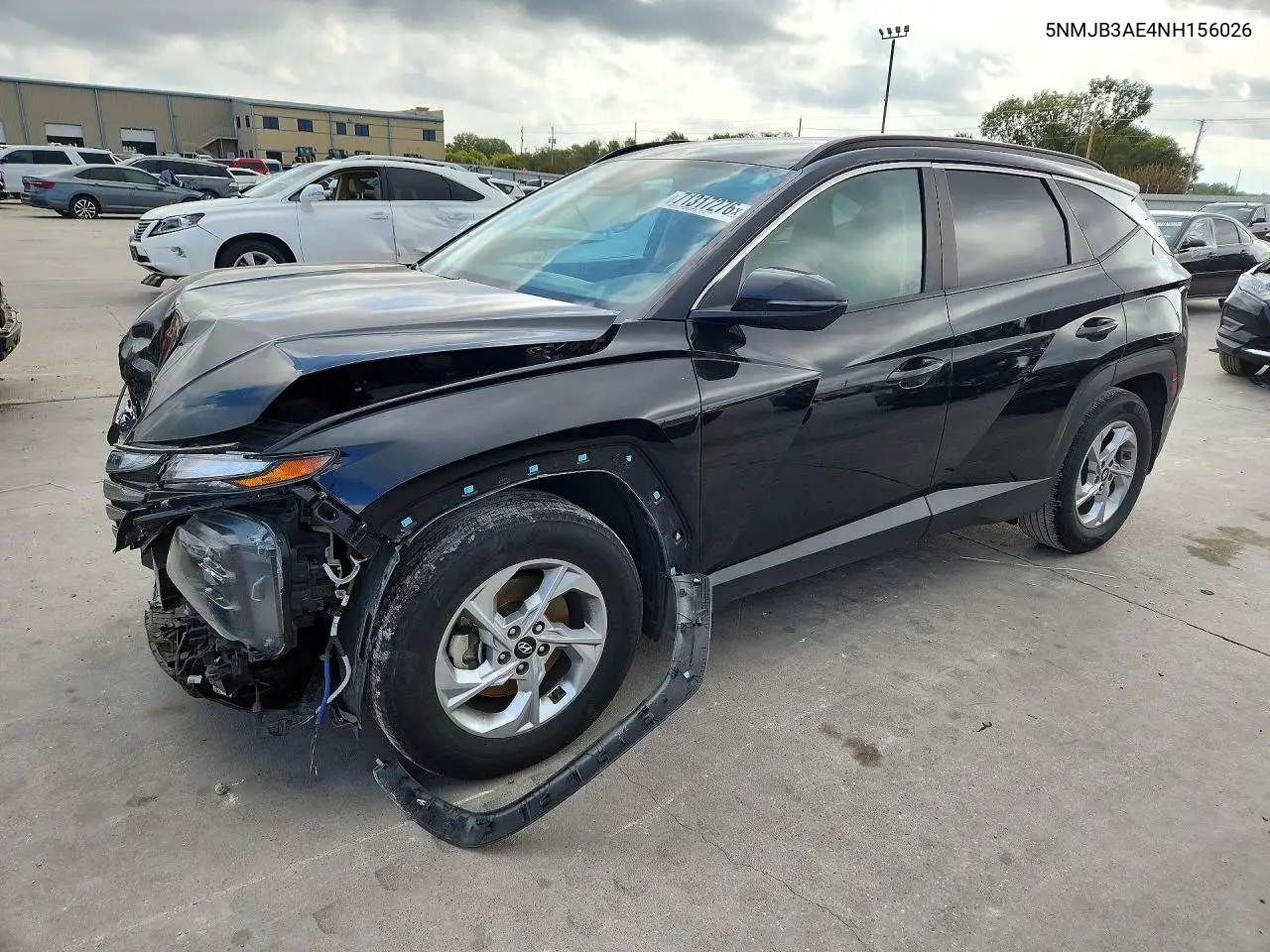 HYUNDAI TUCSON 2022, VIN 5NMJB3AE4NH156026