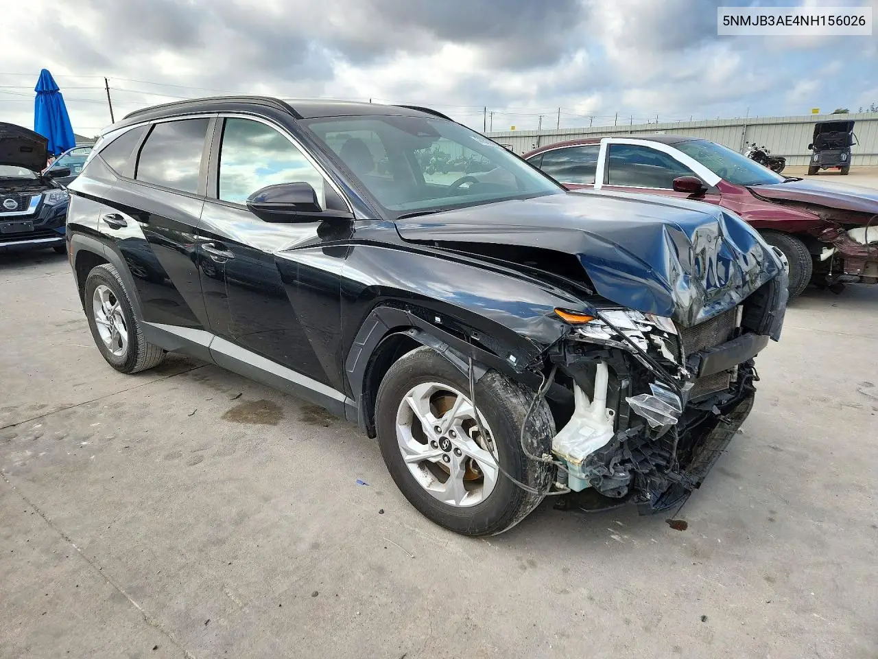 2022 HYUNDAI TUCSON VIN 5NMJB3AE4NH156026 — фото 4