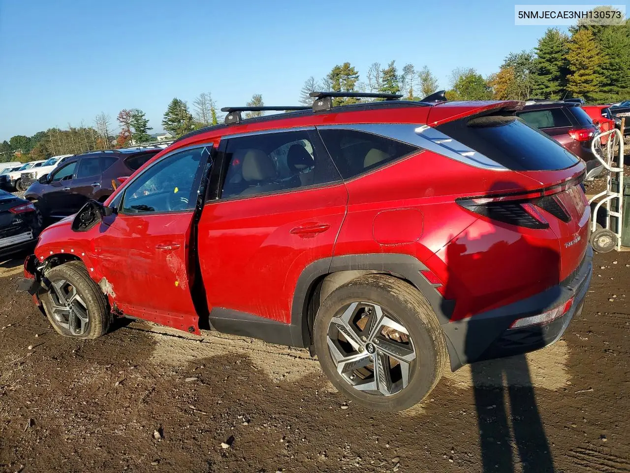 2022 HYUNDAI TUCSON VIN 5NMJECAE3NH130573 — фото 2