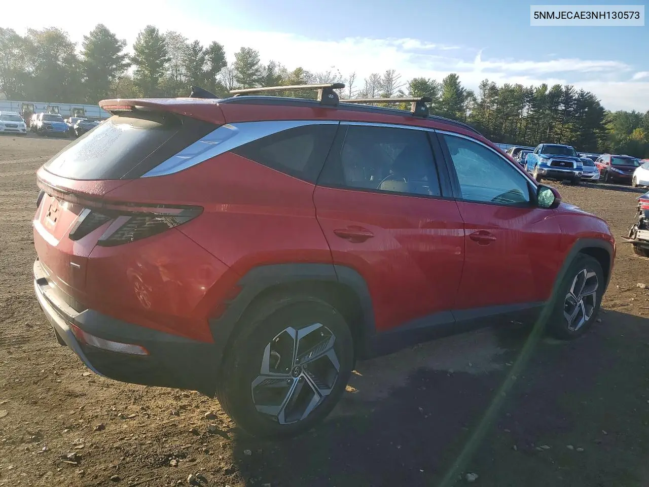 2022 HYUNDAI TUCSON VIN 5NMJECAE3NH130573 — фото 3