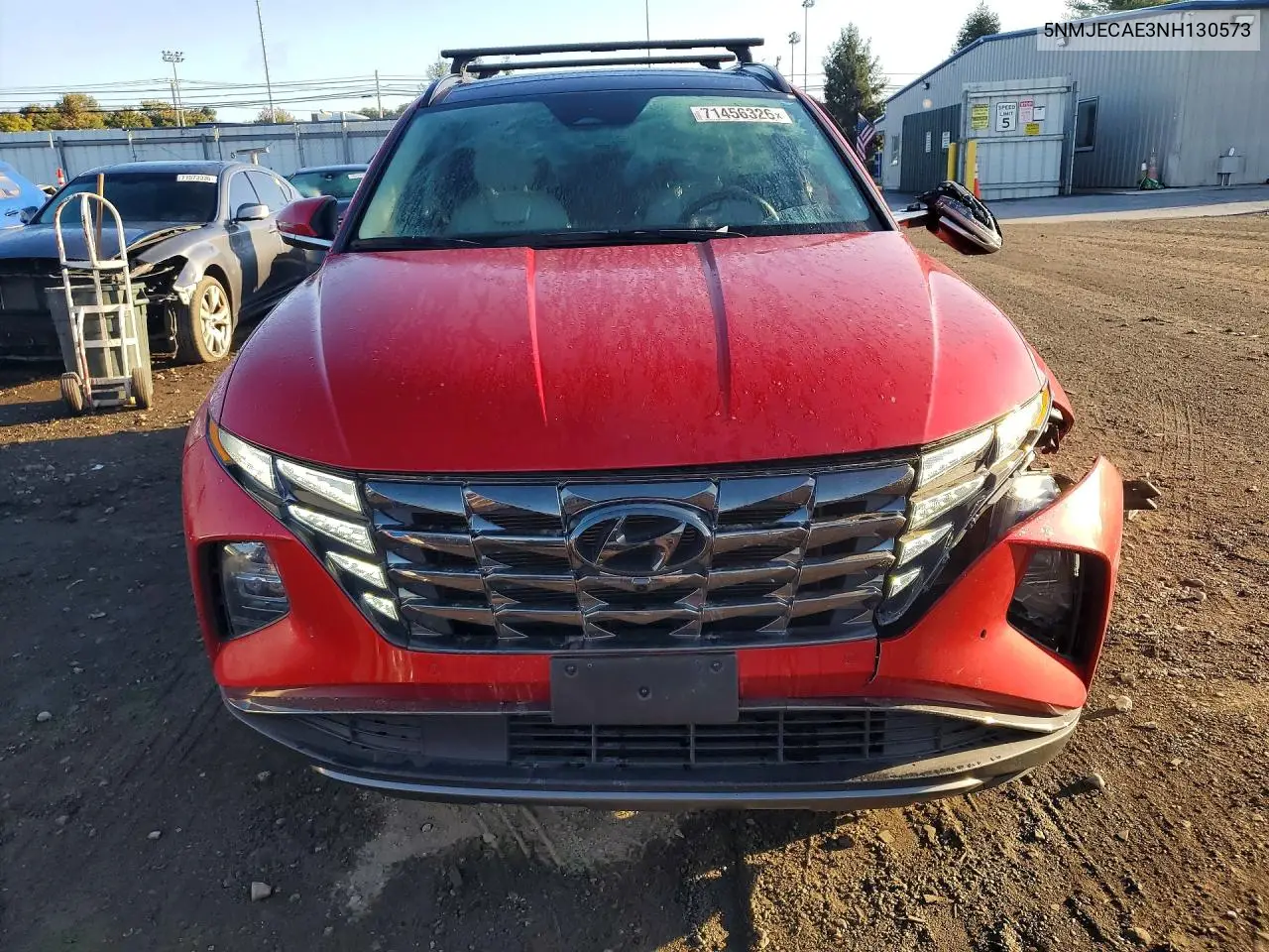 2022 HYUNDAI TUCSON VIN 5NMJECAE3NH130573 — фото 5