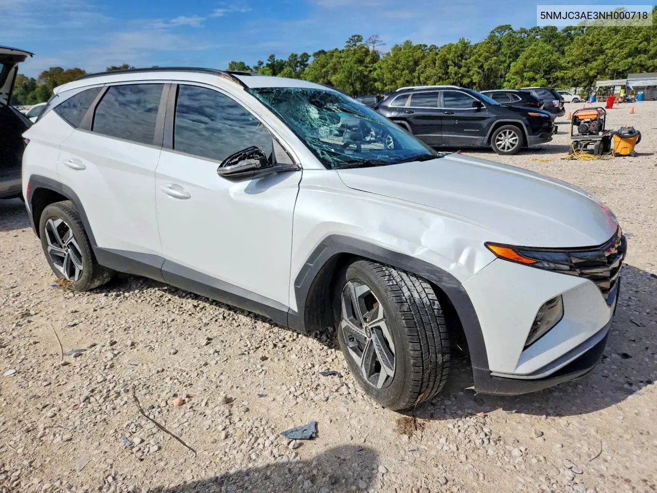 2022 HYUNDAI TUCSON VIN 5NMJC3AE3NH000718 — фото 4