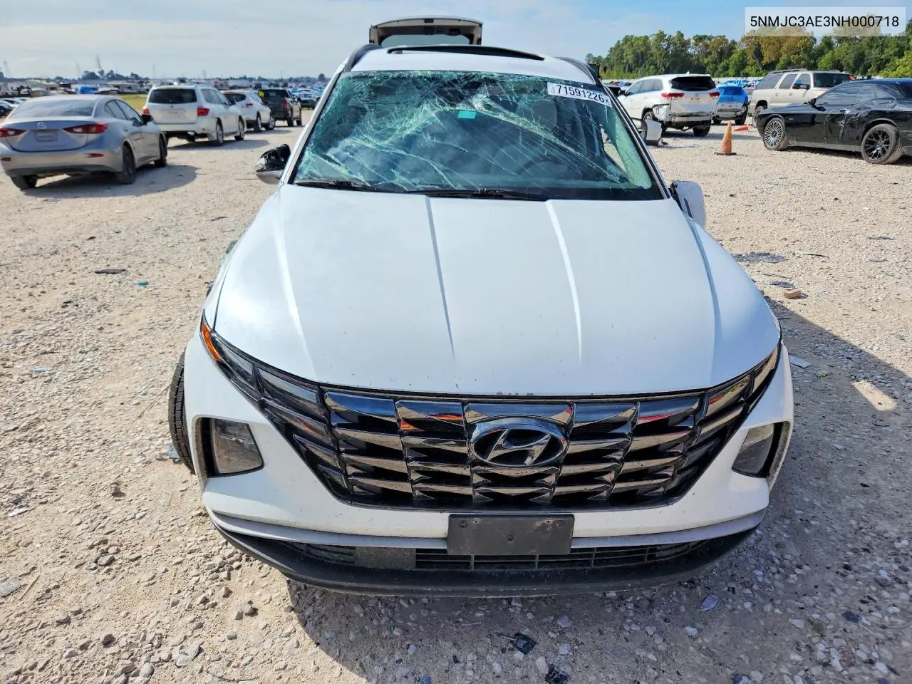 2022 HYUNDAI TUCSON VIN 5NMJC3AE3NH000718 — фото 5