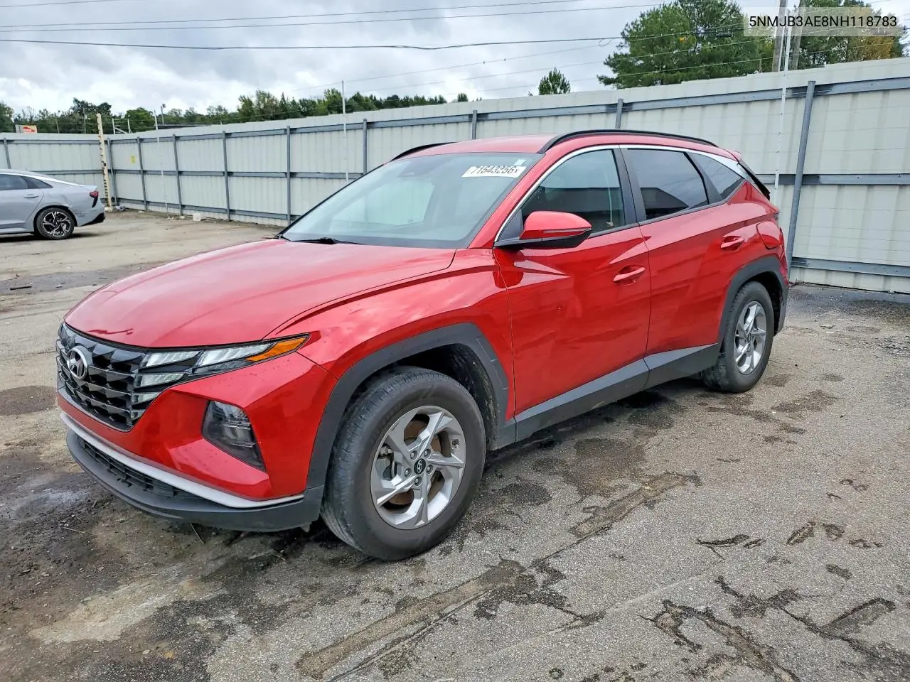 HYUNDAI TUCSON 2022, VIN 5NMJB3AE8NH118783