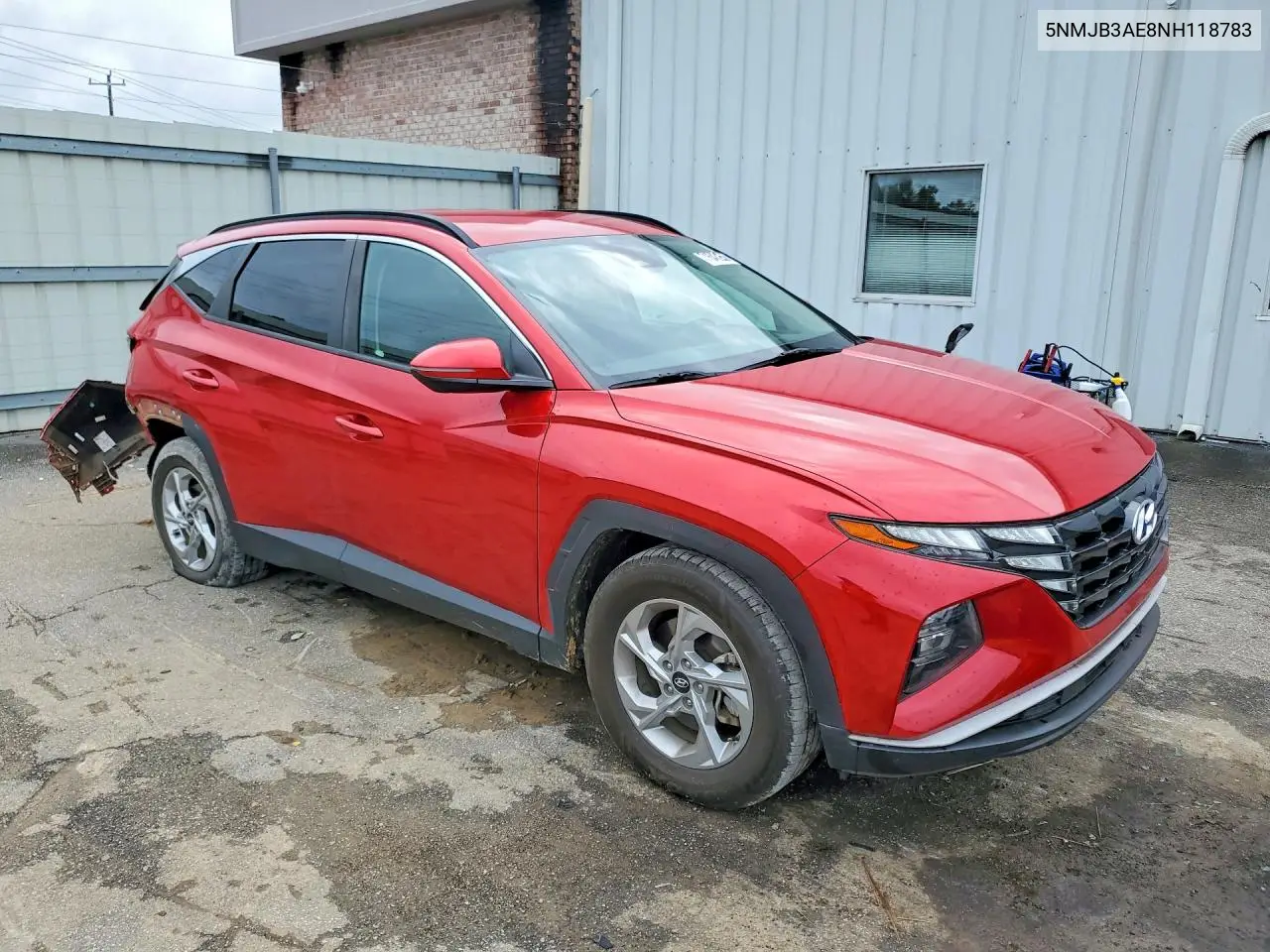 2022 HYUNDAI TUCSON VIN 5NMJB3AE8NH118783 — фото 4