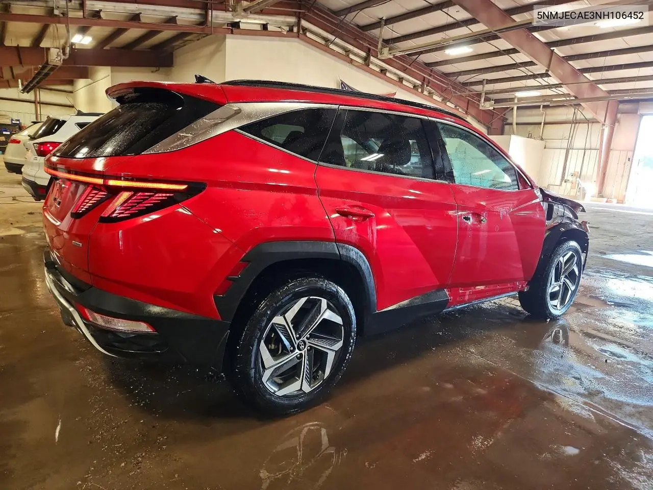 2022 HYUNDAI TUCSON VIN 5NMJECAE3NH106452 — фото 3