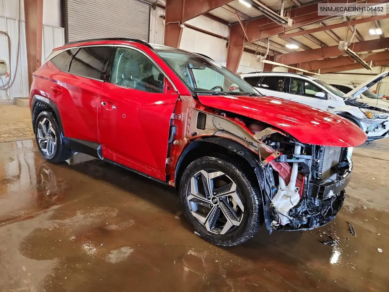2022 HYUNDAI TUCSON VIN 5NMJECAE3NH106452 — фото 4