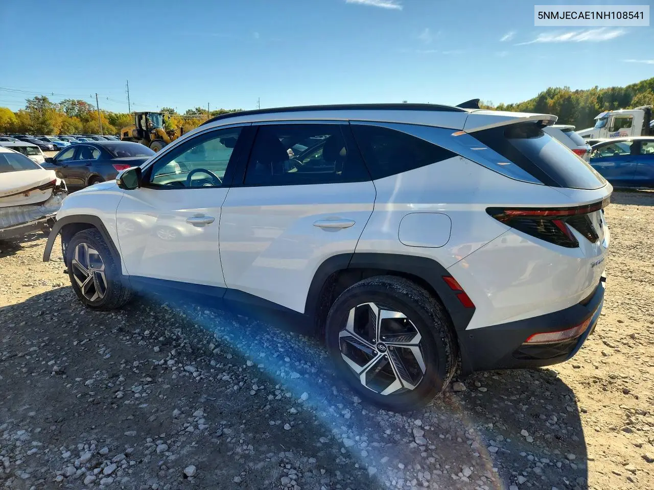 2022 HYUNDAI TUCSON VIN 5NMJECAE1NH108541 — фото 2