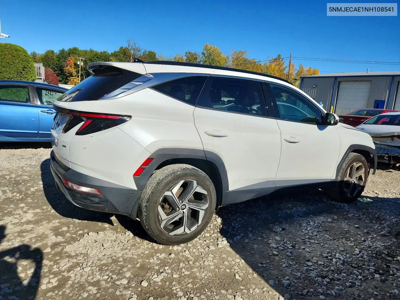 2022 HYUNDAI TUCSON VIN 5NMJECAE1NH108541 — фото 3