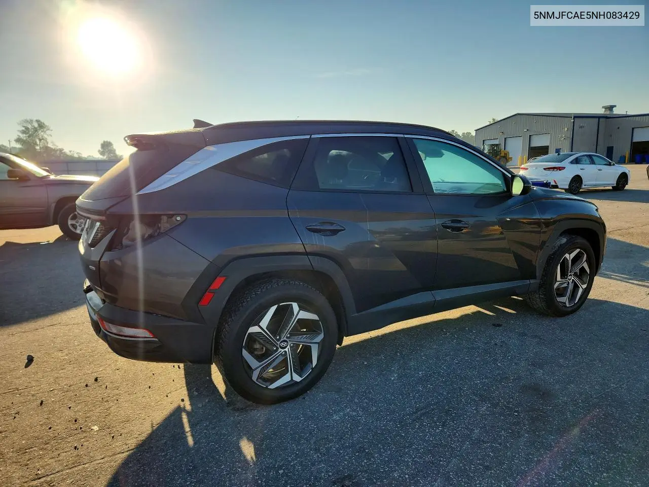 2022 HYUNDAI TUCSON VIN 5NMJFCAE5NH083429 — фото 3