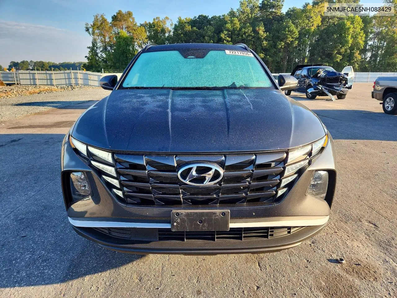 2022 HYUNDAI TUCSON VIN 5NMJFCAE5NH083429 — фото 5