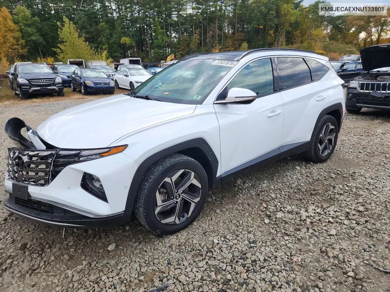 HYUNDAI TUCSON 2022, VIN KM8JECAEXNU133801