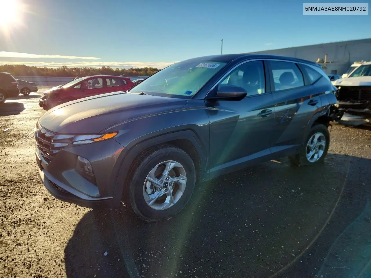 HYUNDAI TUCSON 2022, VIN 5NMJA3AE8NH020792