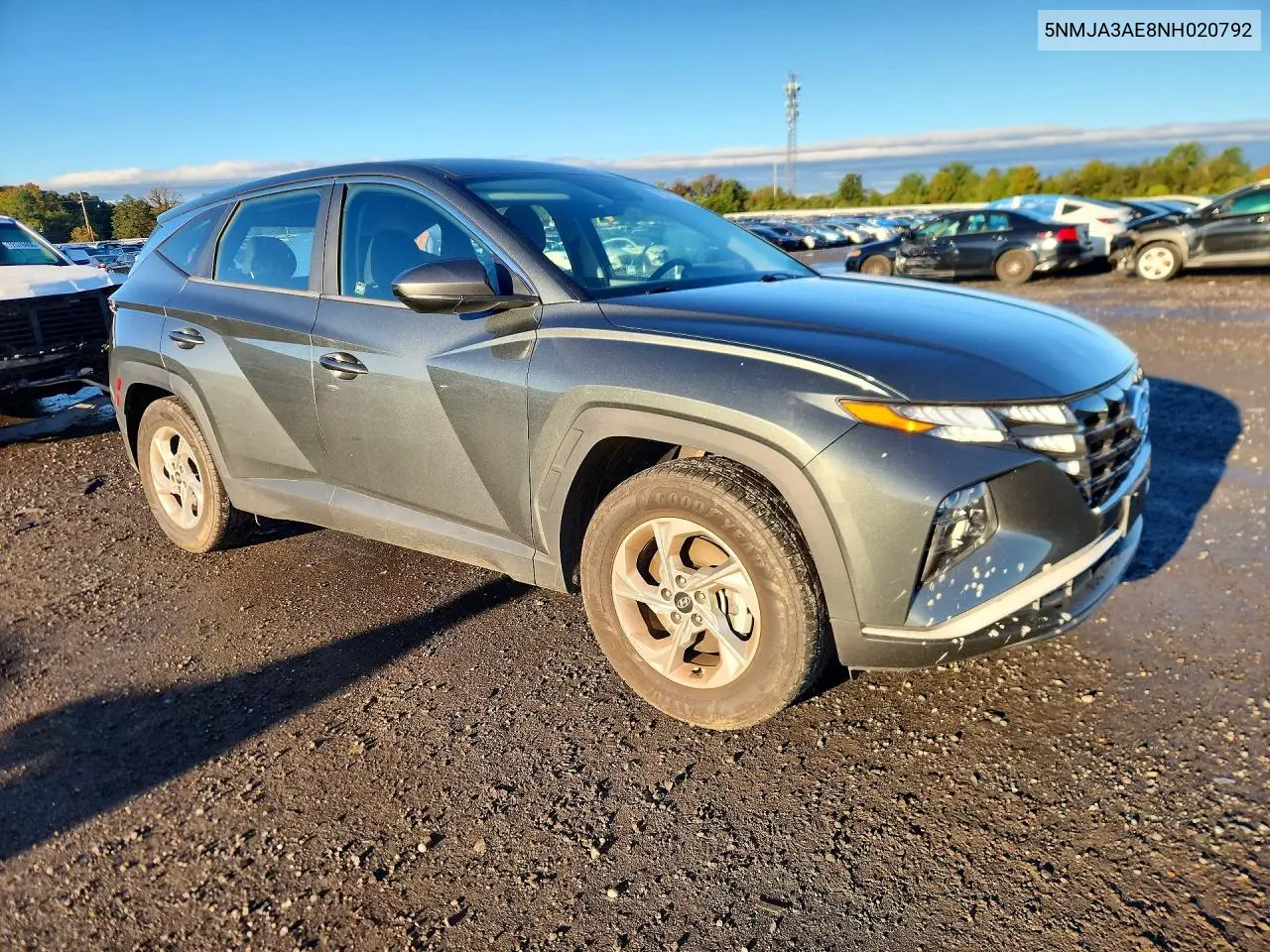 2022 HYUNDAI TUCSON VIN 5NMJA3AE8NH020792 — фото 4