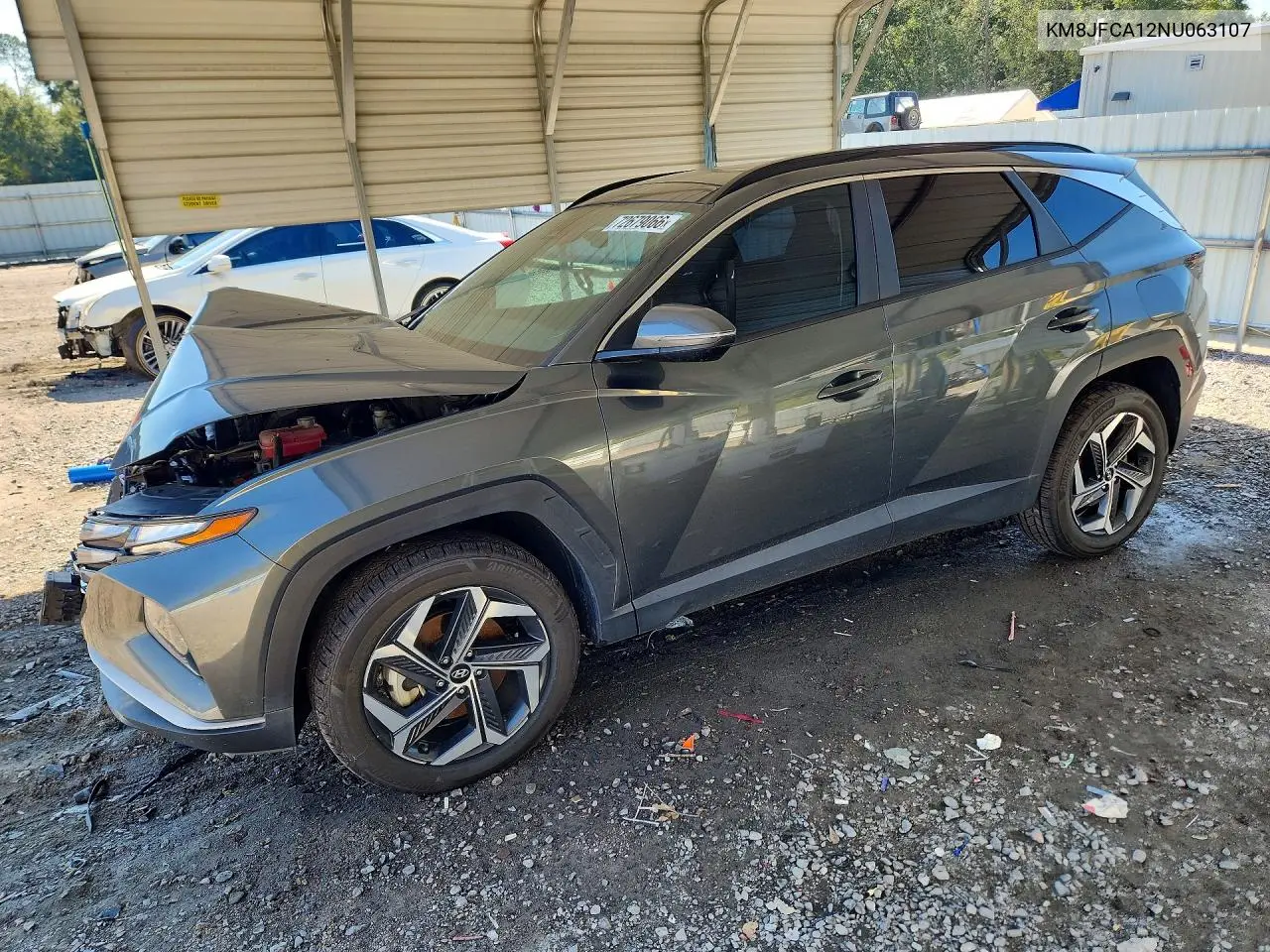 HYUNDAI TUCSON 2022, VIN KM8JFCA12NU063107