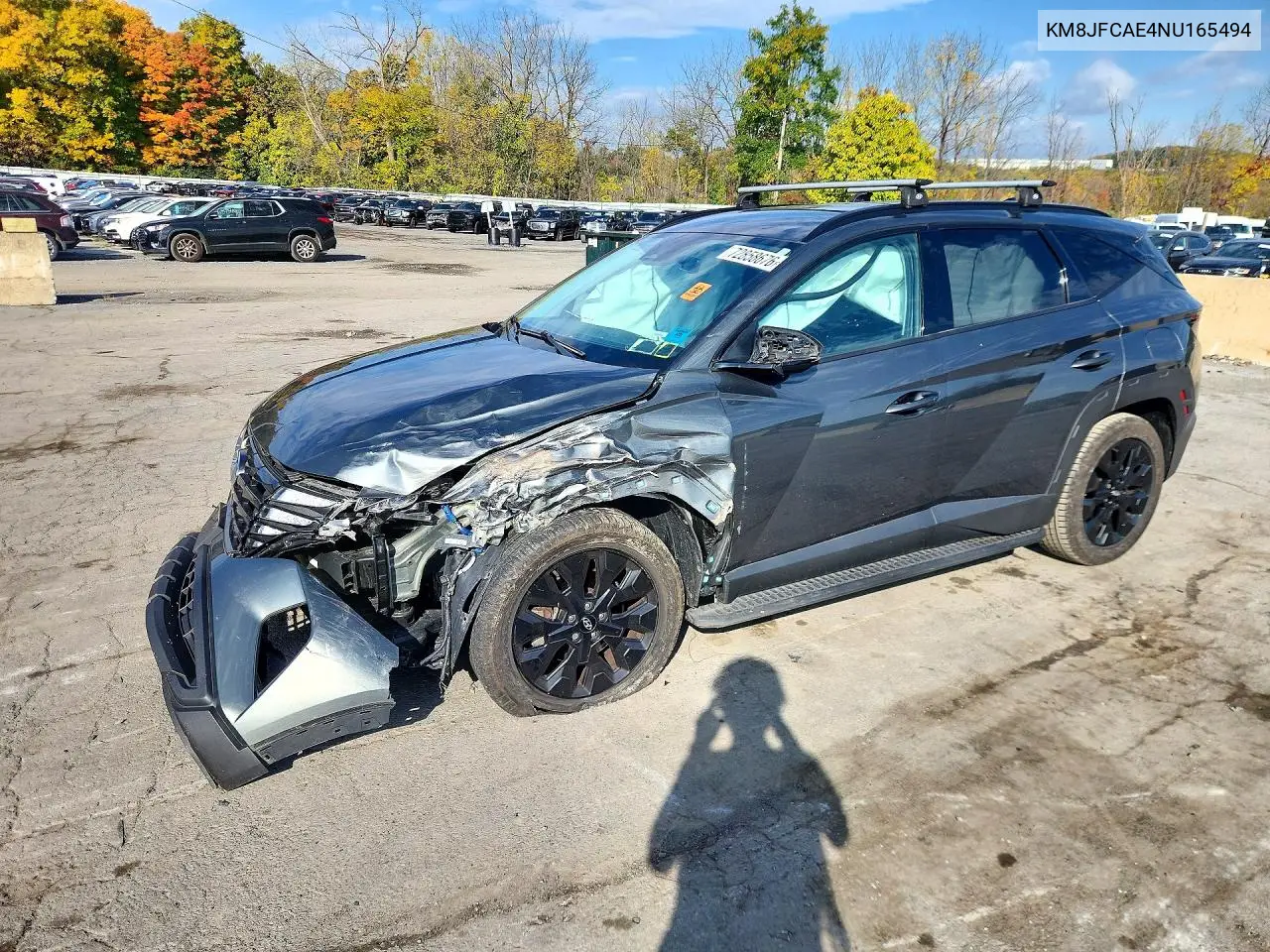 HYUNDAI TUCSON 2022, VIN KM8JFCAE4NU165494
