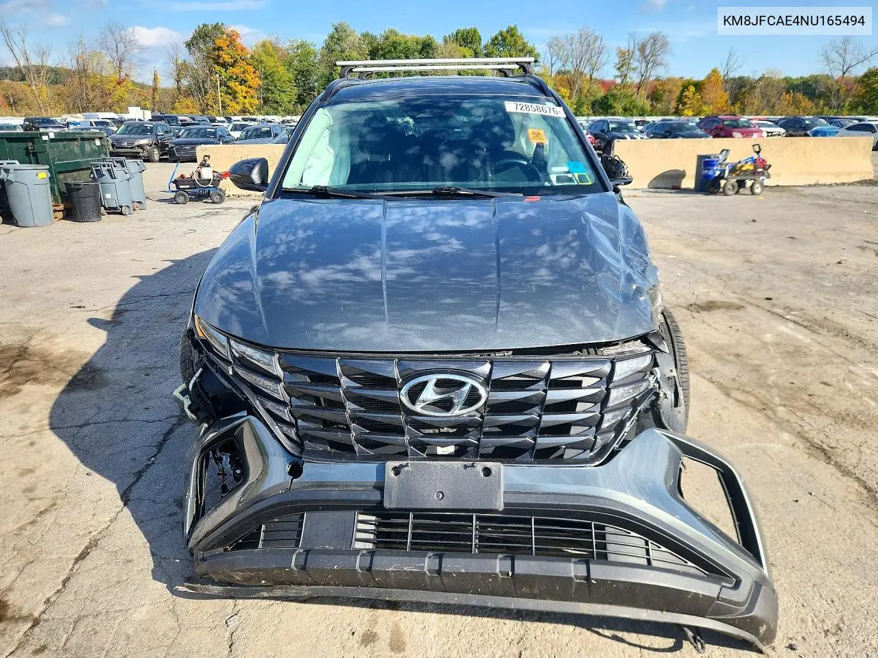 2022 HYUNDAI TUCSON VIN KM8JFCAE4NU165494 — фото 5