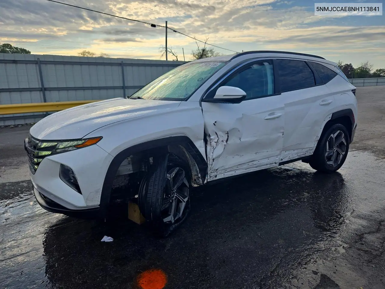 HYUNDAI TUCSON 2022, VIN 5NMJCCAE8NH113841