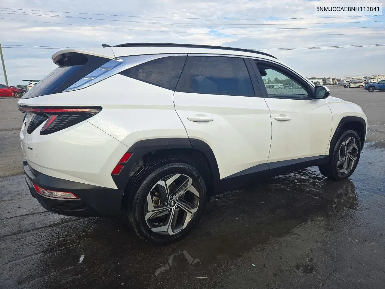 2022 HYUNDAI TUCSON VIN 5NMJCCAE8NH113841 — фото 3