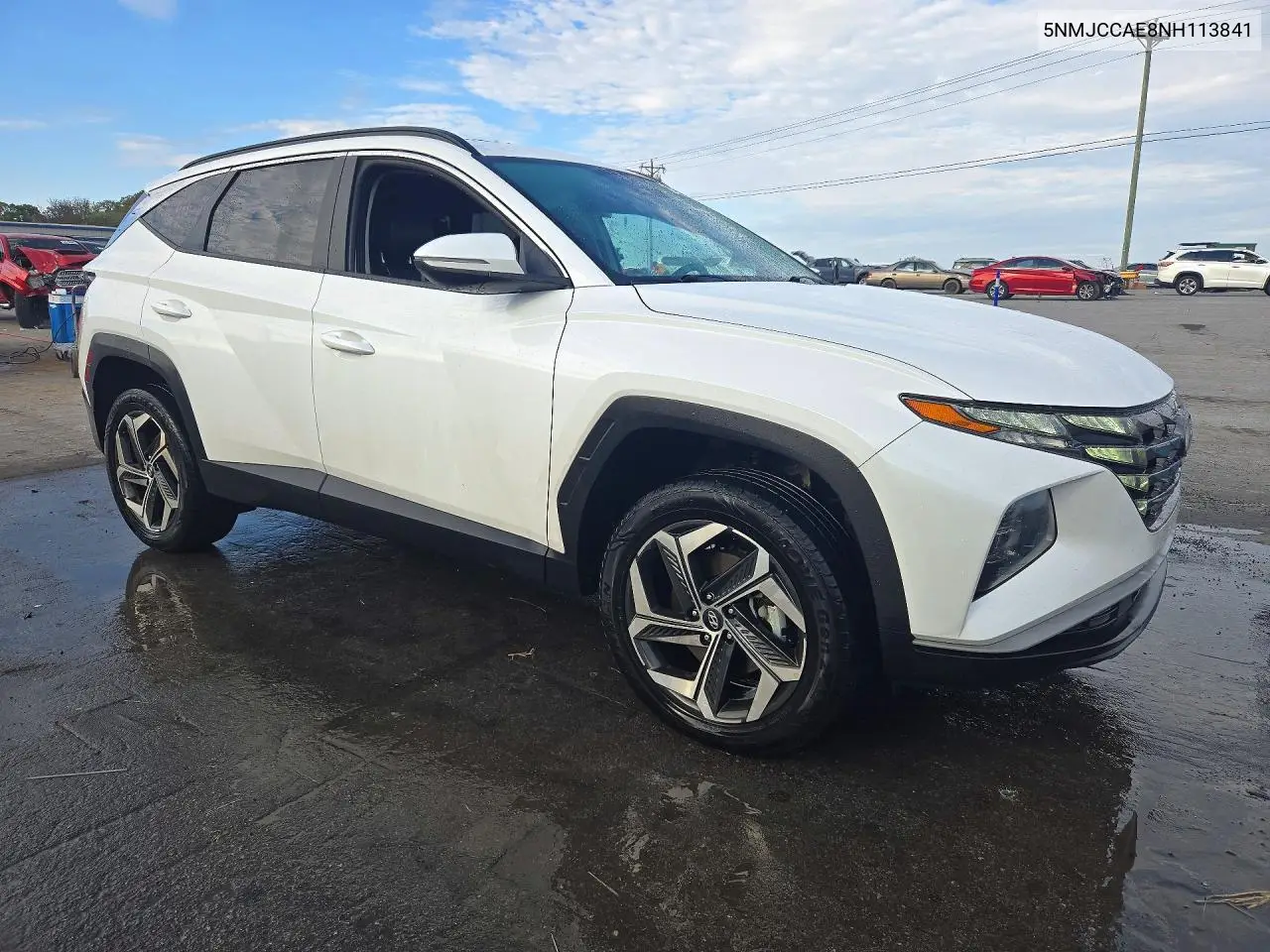 2022 HYUNDAI TUCSON VIN 5NMJCCAE8NH113841 — фото 4