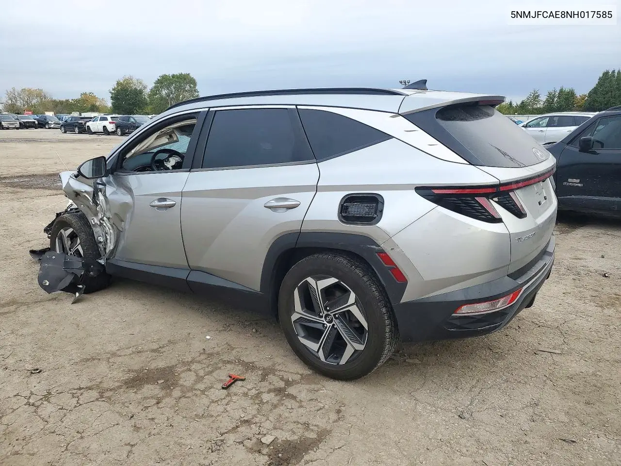 2022 HYUNDAI TUCSON VIN 5NMJFCAE8NH017585 — фото 2