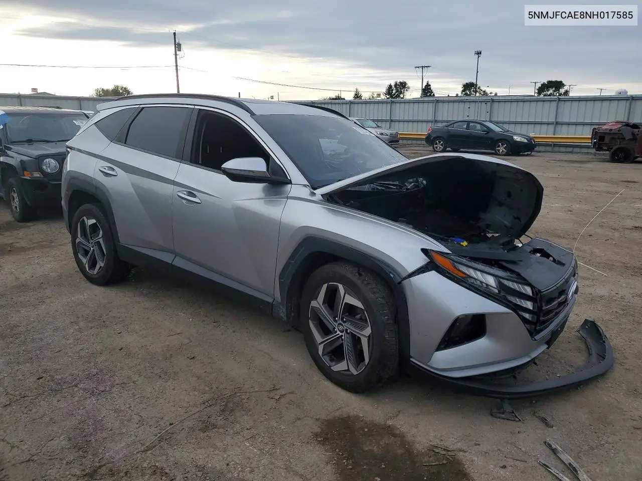 2022 HYUNDAI TUCSON VIN 5NMJFCAE8NH017585 — фото 4