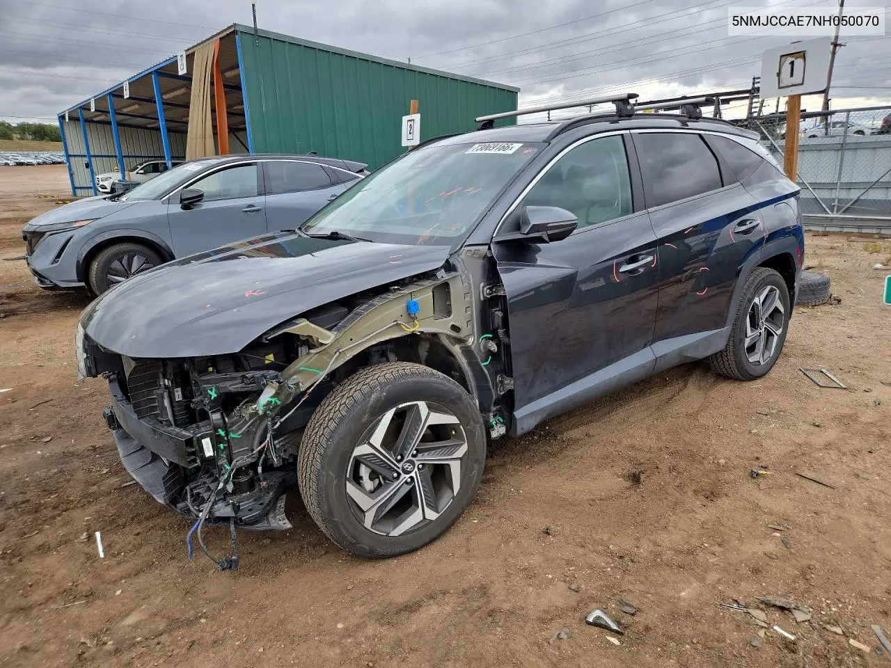 HYUNDAI TUCSON 2022, VIN 5NMJCCAE7NH050070