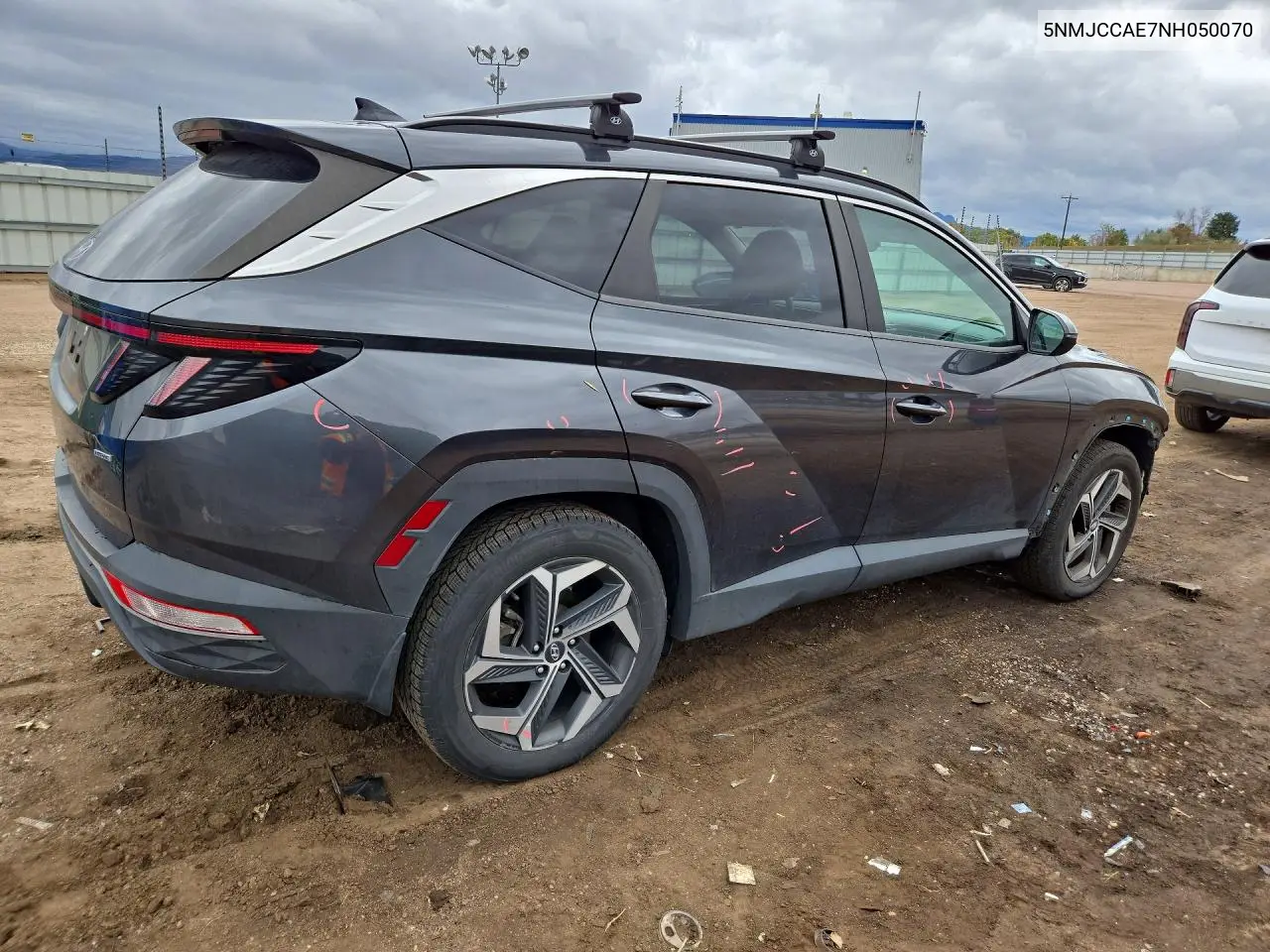 2022 HYUNDAI TUCSON VIN 5NMJCCAE7NH050070 — фото 3
