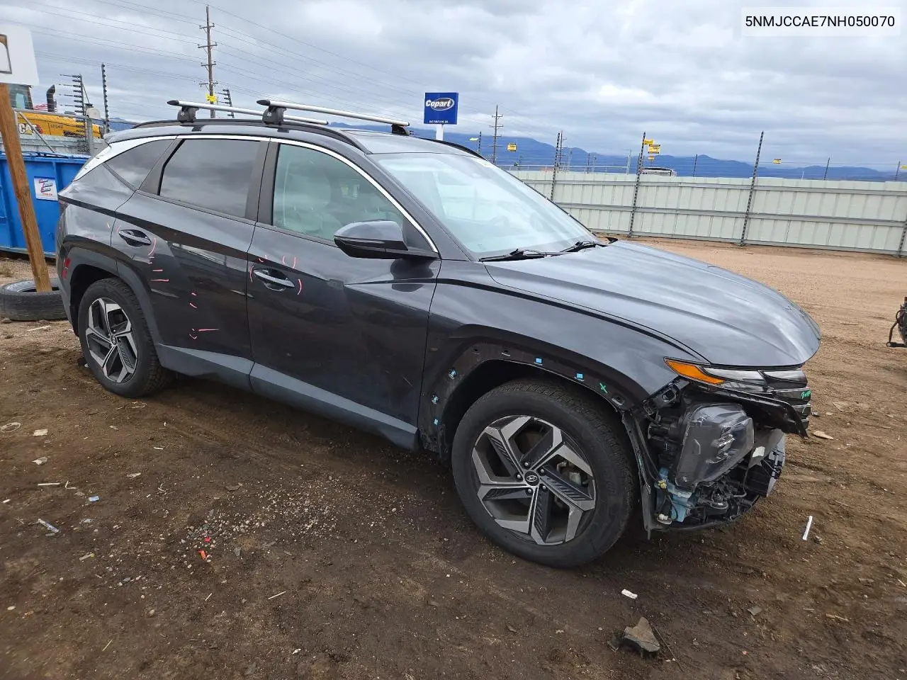 2022 HYUNDAI TUCSON VIN 5NMJCCAE7NH050070 — фото 4