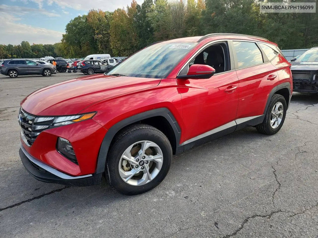 HYUNDAI TUCSON 2023, VIN 5NMJBCAE7PH196099