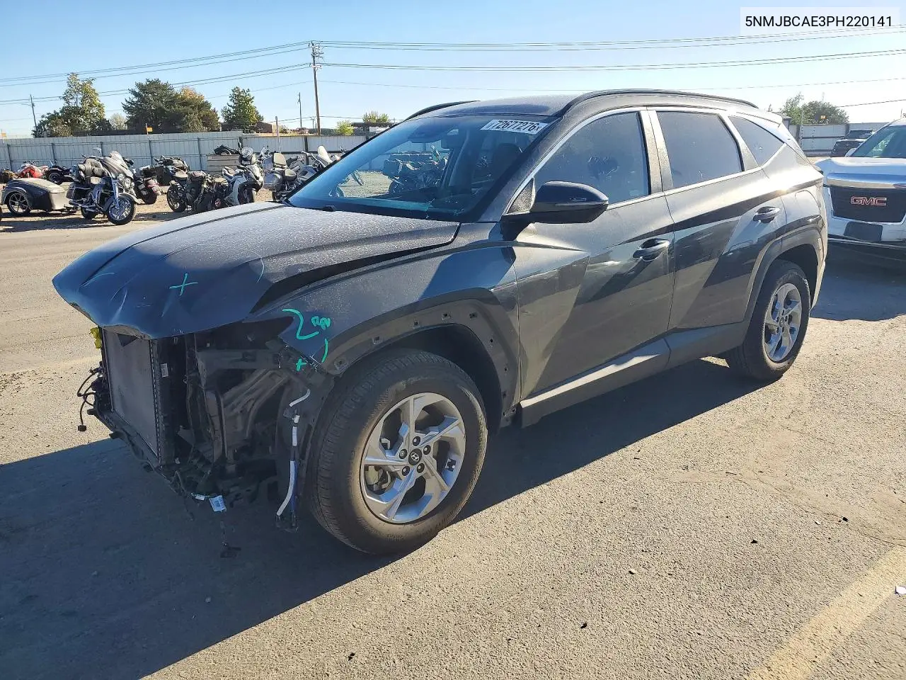 HYUNDAI TUCSON 2023, VIN 5NMJBCAE3PH220141