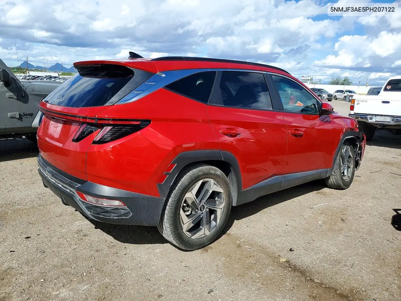2023 HYUNDAI TUCSON VIN 5NMJF3AE5PH207122 — фото 3