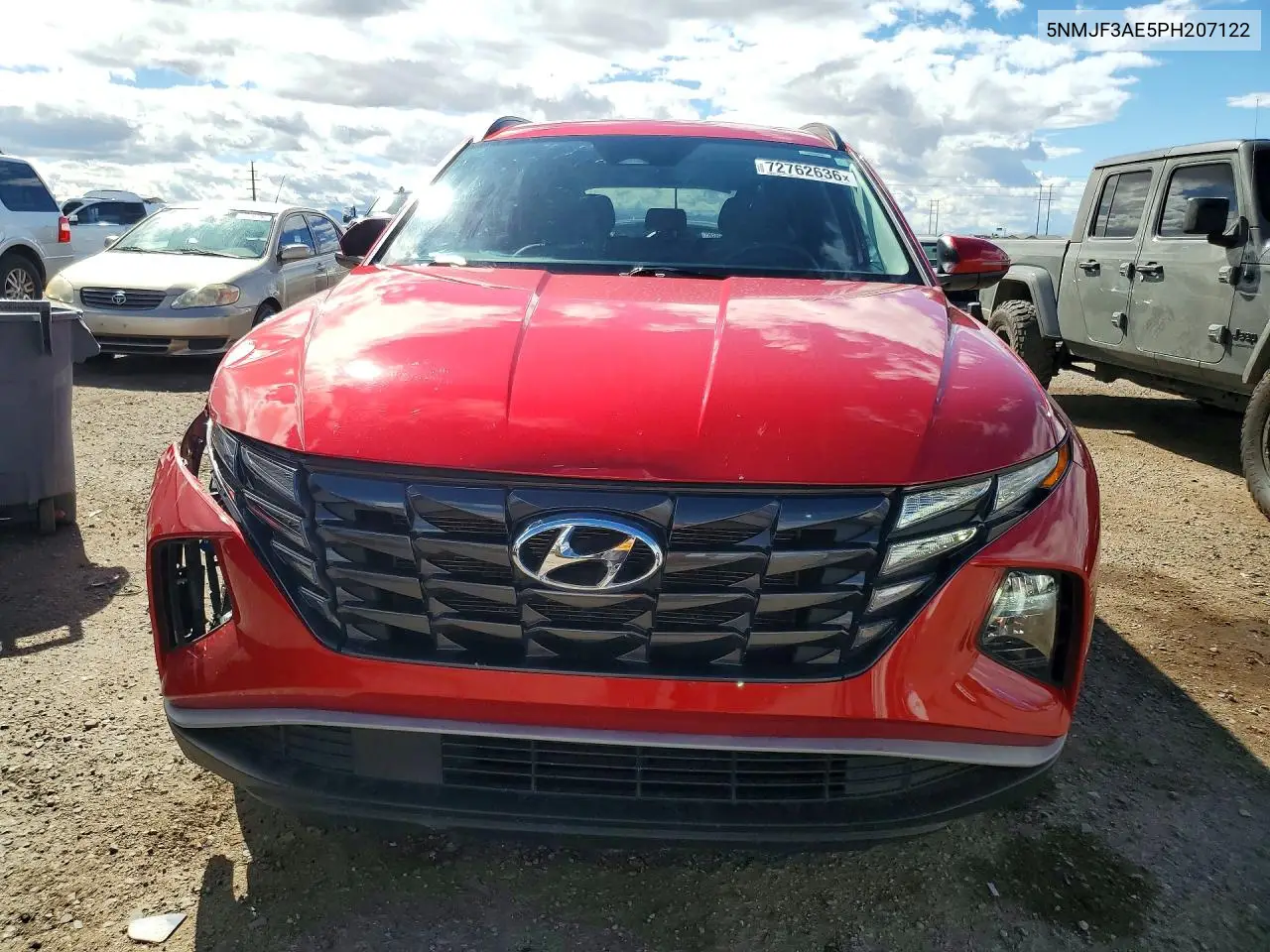 2023 HYUNDAI TUCSON VIN 5NMJF3AE5PH207122 — фото 5