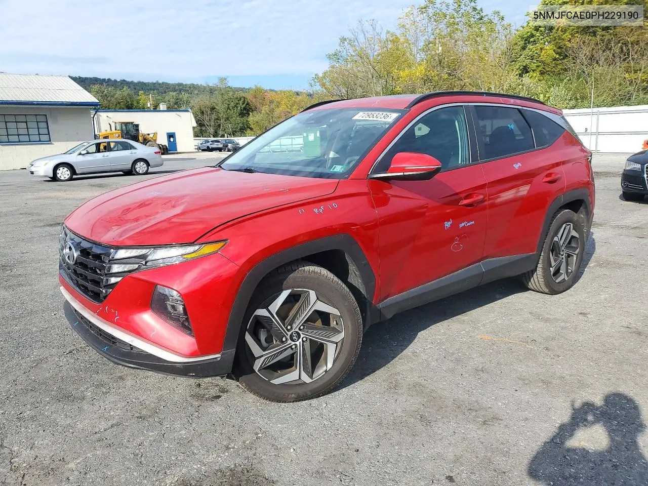 HYUNDAI TUCSON 2023, VIN 5NMJFCAE0PH229190