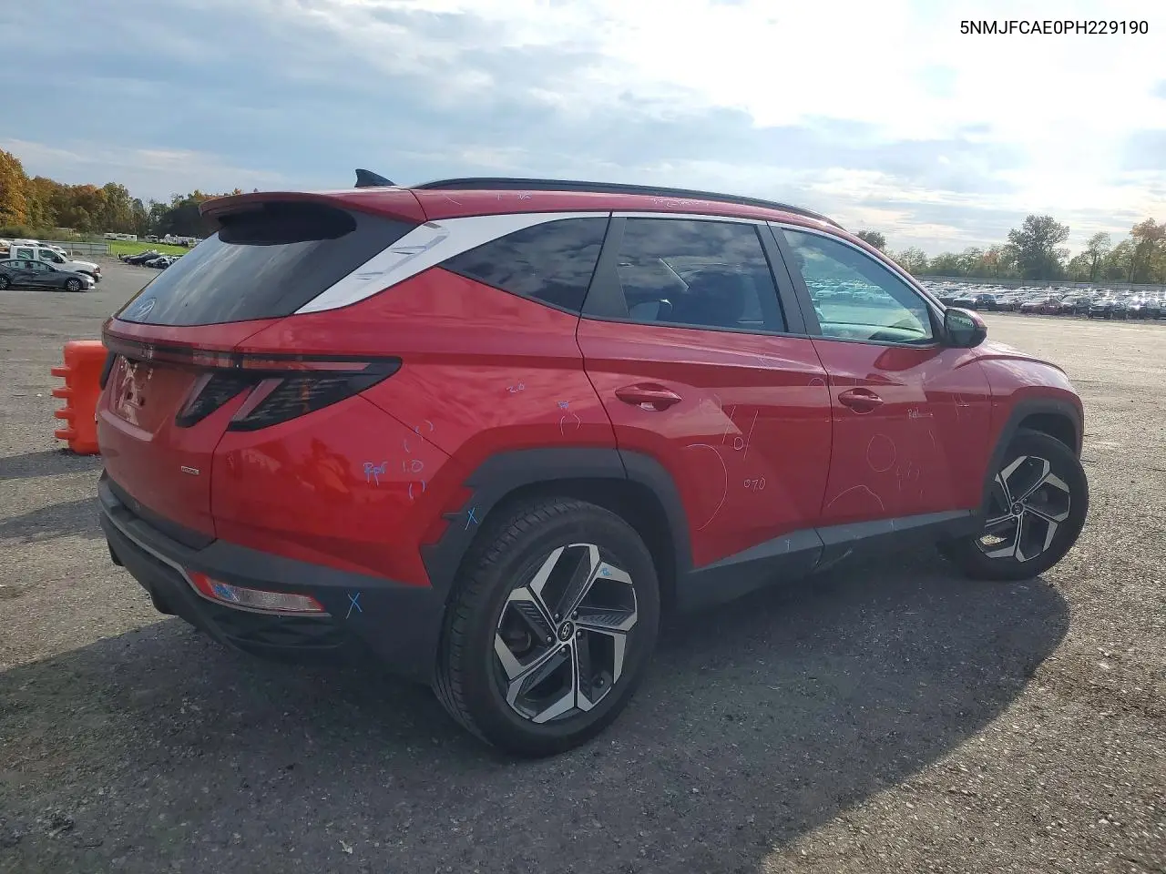 2023 HYUNDAI TUCSON VIN 5NMJFCAE0PH229190 — фото 3