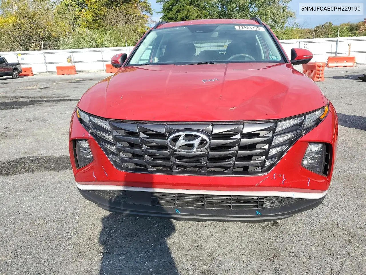 2023 HYUNDAI TUCSON VIN 5NMJFCAE0PH229190 — фото 5