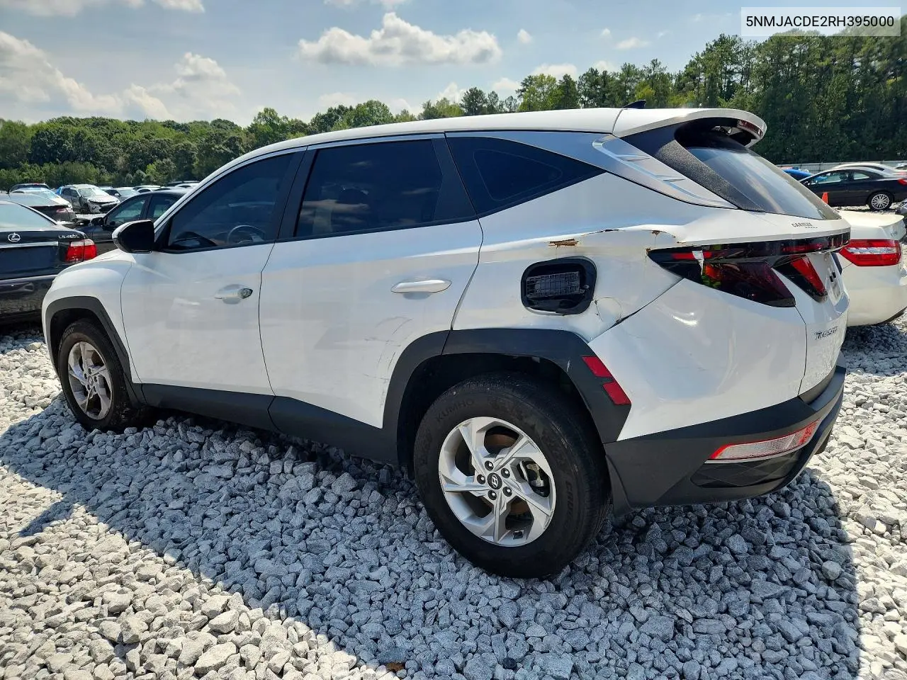 2024 HYUNDAI TUCSON VIN 5NMJACDE2RH395000 — фото 2