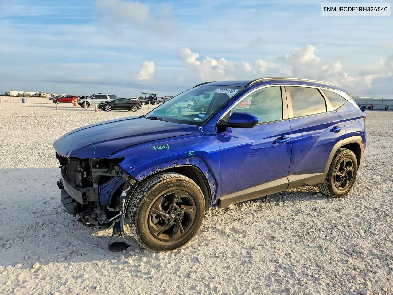 HYUNDAI TUCSON 2024, VIN 5NMJBCDE1RH326540
