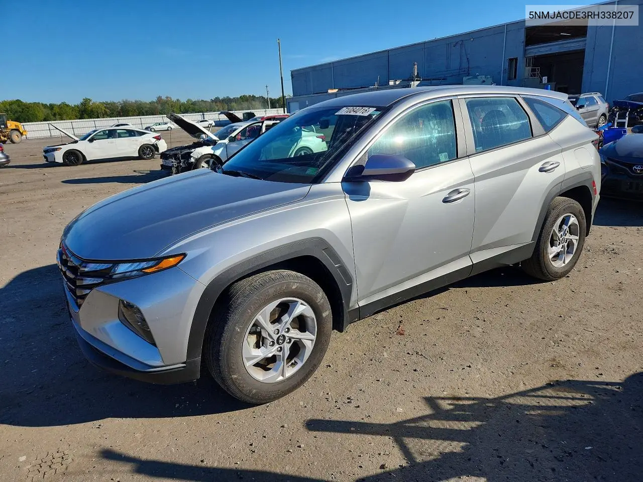 HYUNDAI TUCSON 2024, VIN 5NMJACDE3RH338207