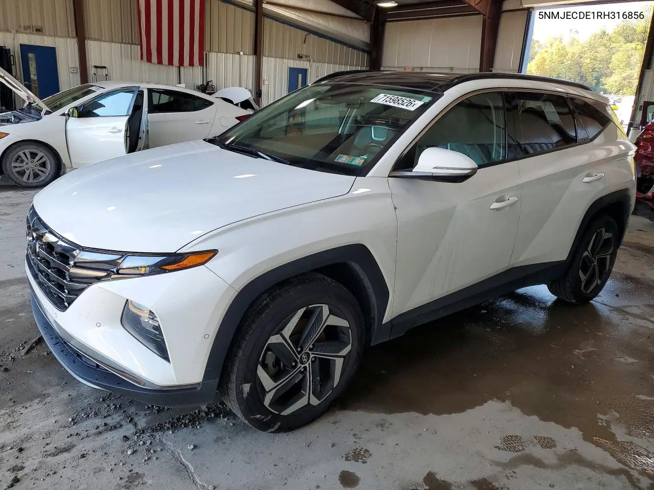 HYUNDAI TUCSON 2024, VIN 5NMJECDE1RH316856