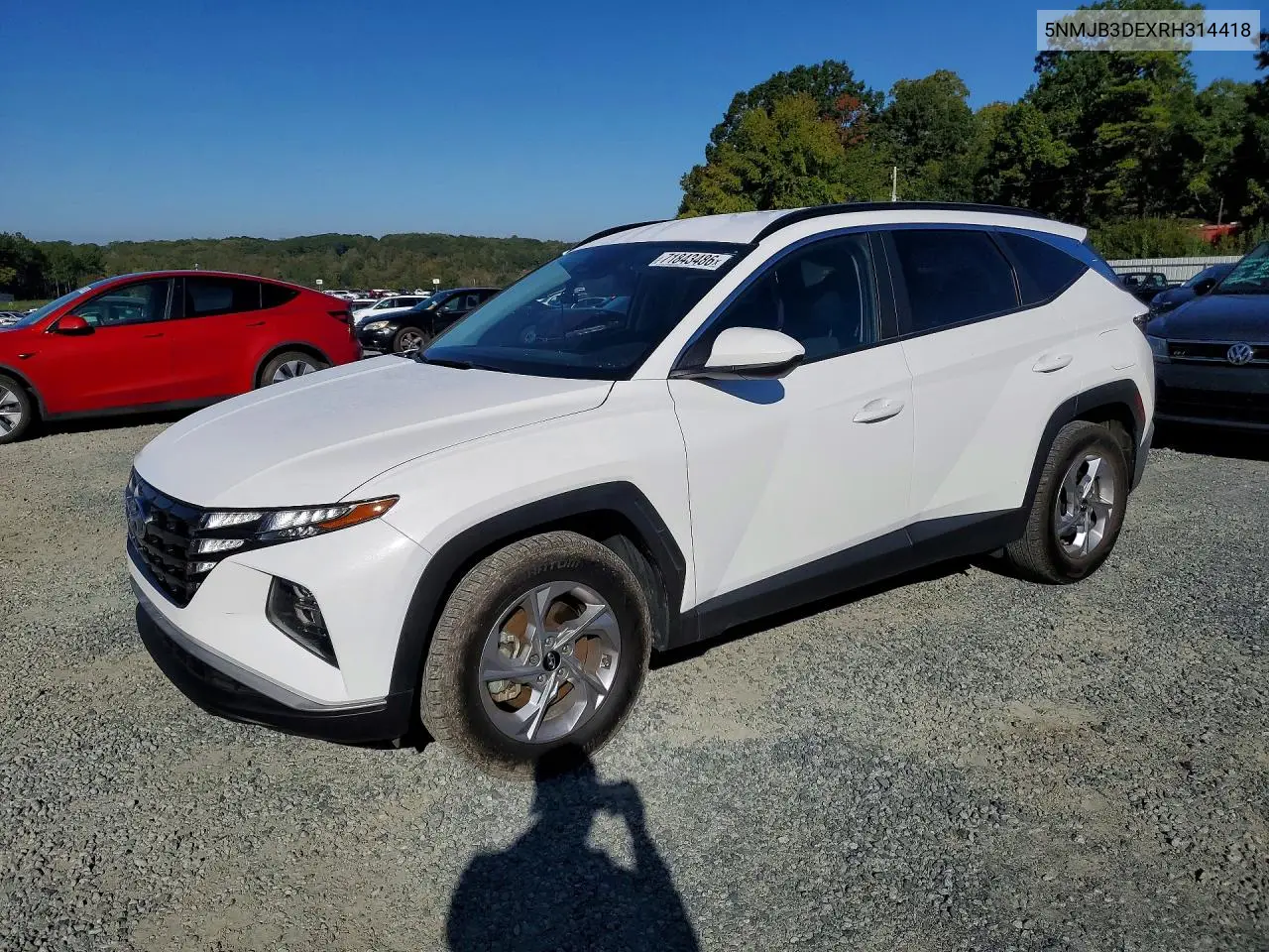 HYUNDAI TUCSON 2024, VIN 5NMJB3DEXRH314418