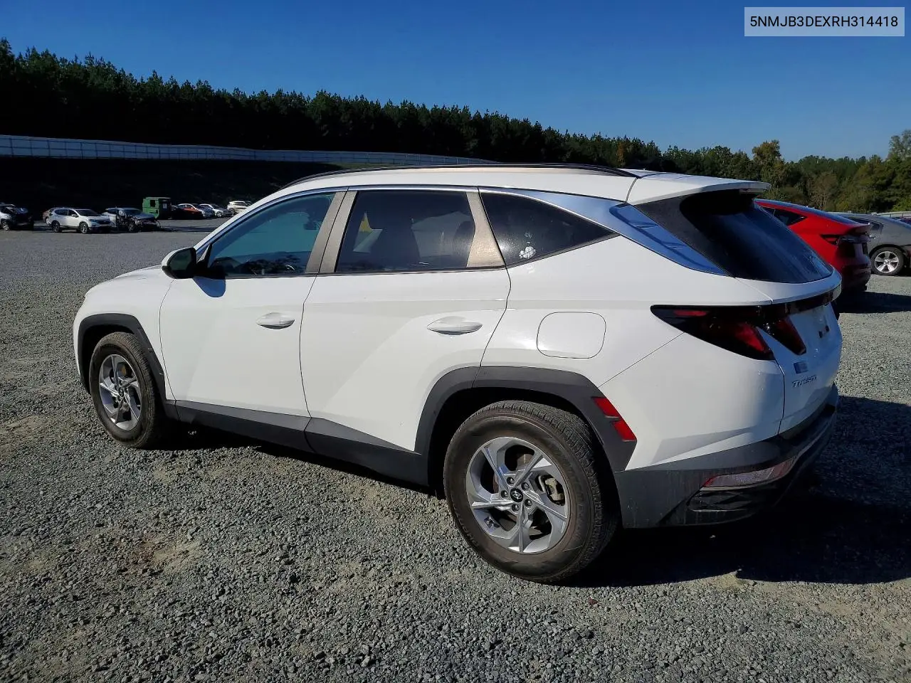 2024 HYUNDAI TUCSON VIN 5NMJB3DEXRH314418 — фото 2