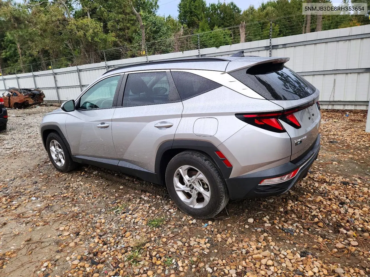2024 HYUNDAI TUCSON VIN 5NMJB3DE8RH353654 — фото 2