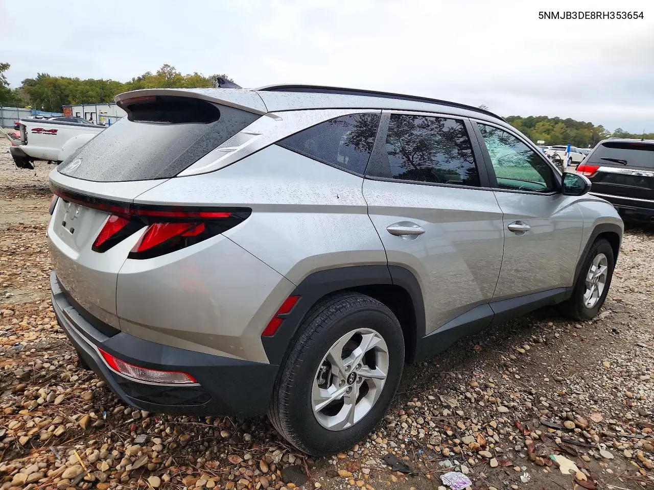2024 HYUNDAI TUCSON VIN 5NMJB3DE8RH353654 — фото 3