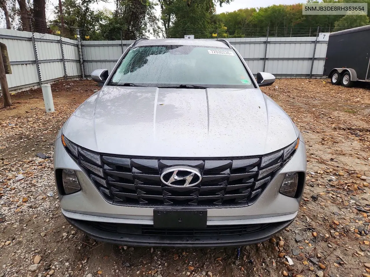 2024 HYUNDAI TUCSON VIN 5NMJB3DE8RH353654 — фото 5